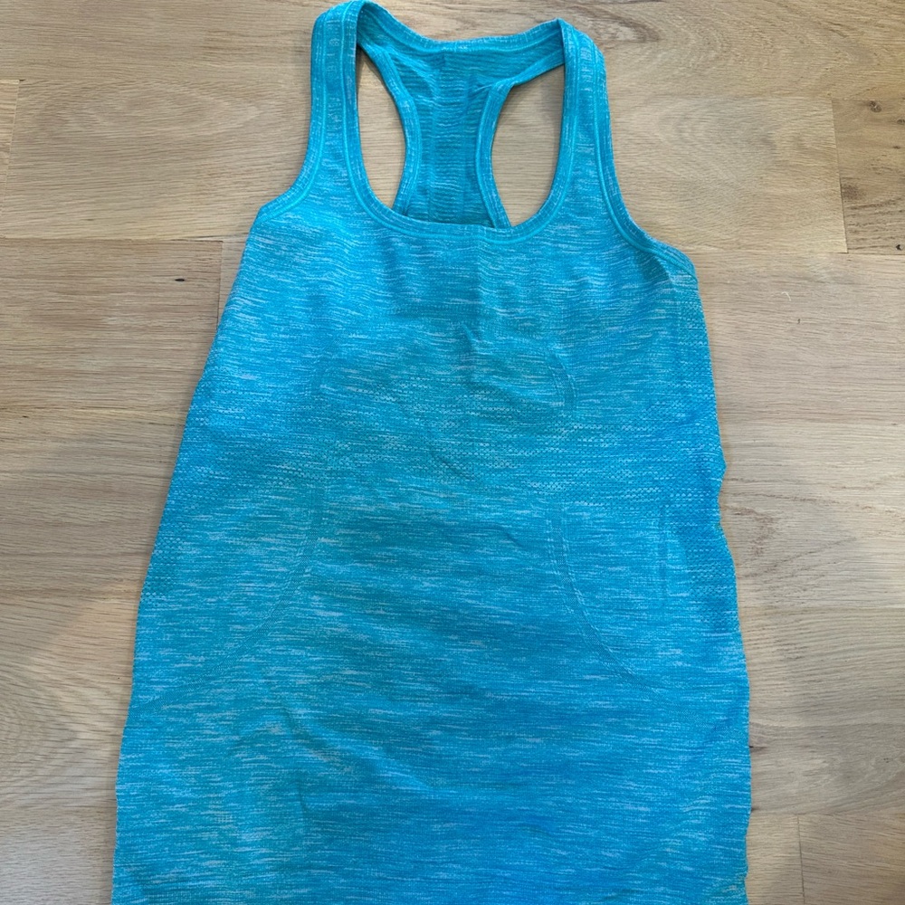 Lululemon Athletica Teal Racerback Tank Top